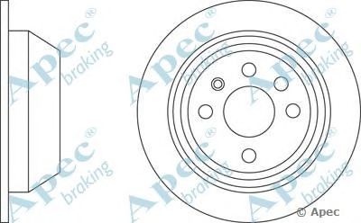 APEC BRAKING dsk632 -  Тормозной диск